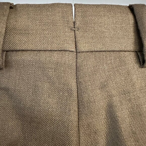 Santorelli Loro Piana Wool Serge Dress Pants 44R Flat Front Modern Fit - Picture 14 of 16